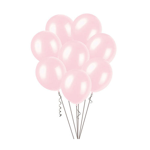 Pearl Baby Pink Latex Party Balloons
