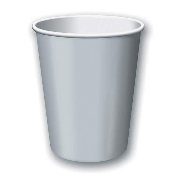 Silver Plain Paper Cups