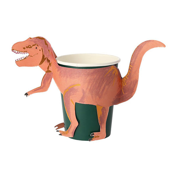 Dinosaur T-Rex Party Cups Meri Meri