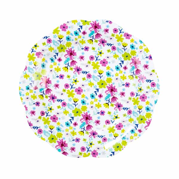 Truly Ditsy Floral Paper Plate