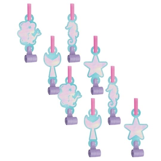 Mermaid Iridescent Party Blowouts - Under the Sea