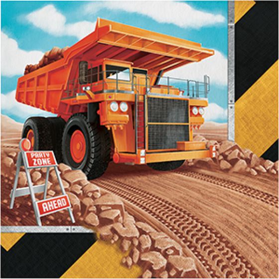Creative Converting Big Dig Construction Large Napkin