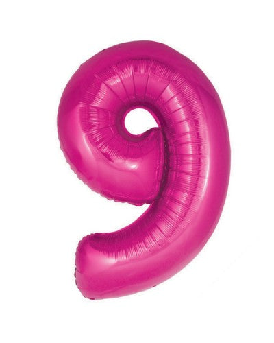 Hot Pink Jumbo Foil Balloon # 9