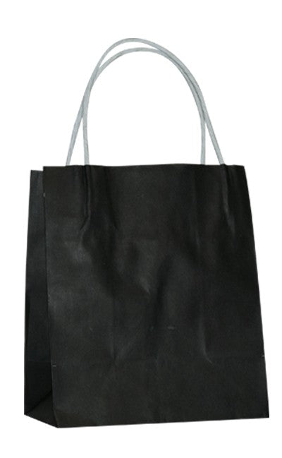 Black Plain Kraft Paper Bag