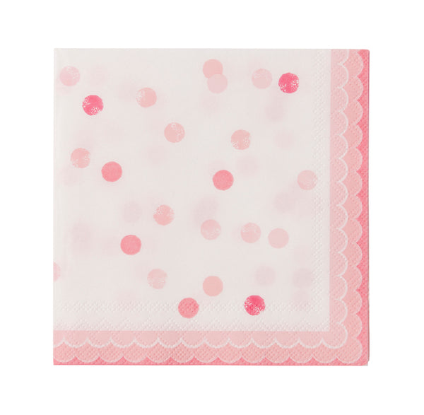 Pink n' Mix Polka Dot Cocktail Napkins Talking Tables