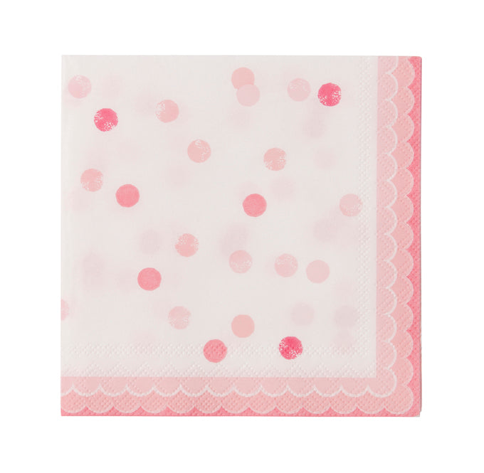 Pink n' Mix Polka Dot Cocktail Napkins Talking Tables