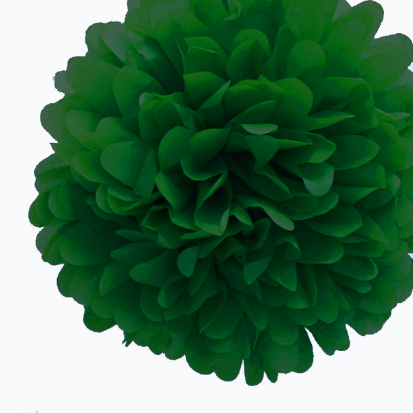 Emerald Green 40cm Tissue Paper Pom Poms
