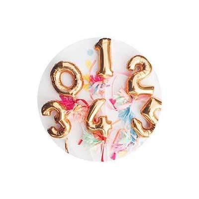 Giant Number Balloons