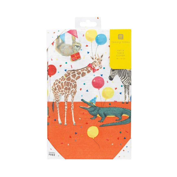 Party Animals Safari Paper Tablecloth