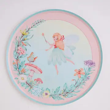 Fairy Garden Paper Party Plates - Small