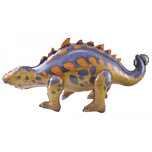 Dinosaur Jumbo Standing Ankylosaurus Foil Balloon