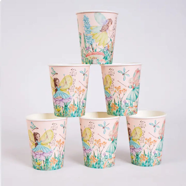 Fairy Garden Paper Party Cups