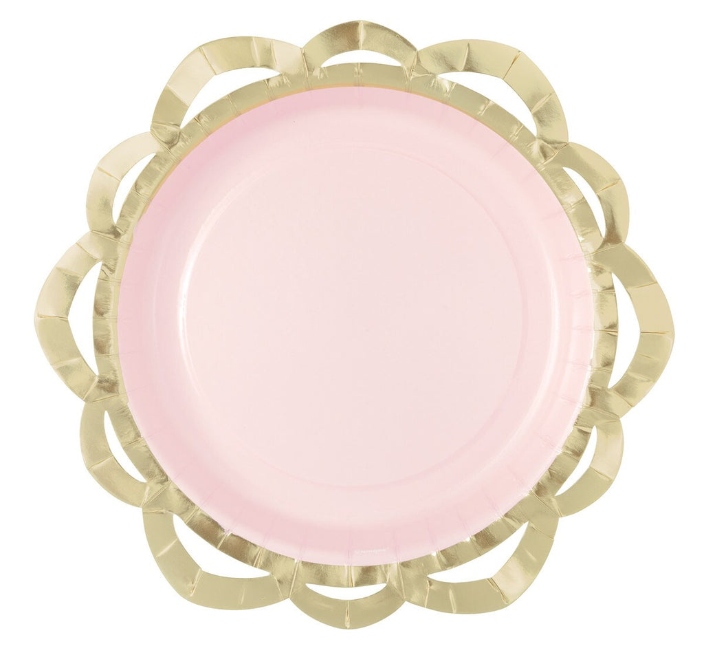 Pink Party Porcelain Vintage Small Paper Plates