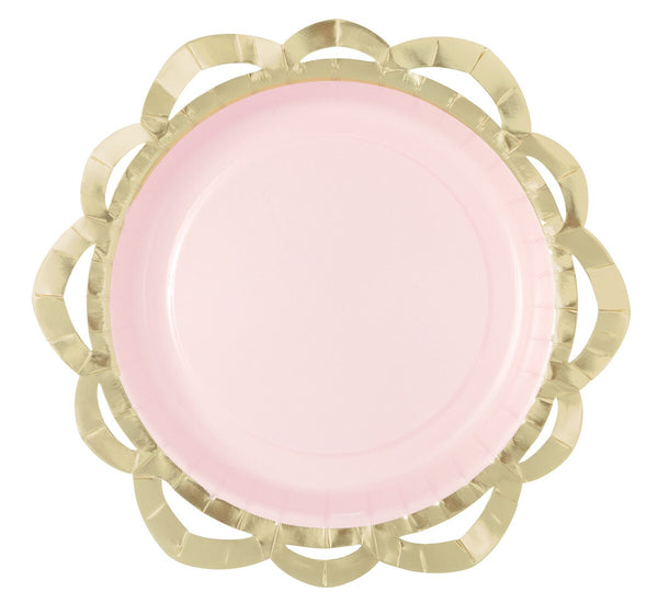 Pink Party Porcelain Vintage Small Paper Plates