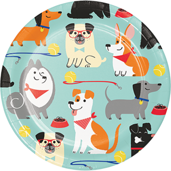 Puppy Dog Party Plates