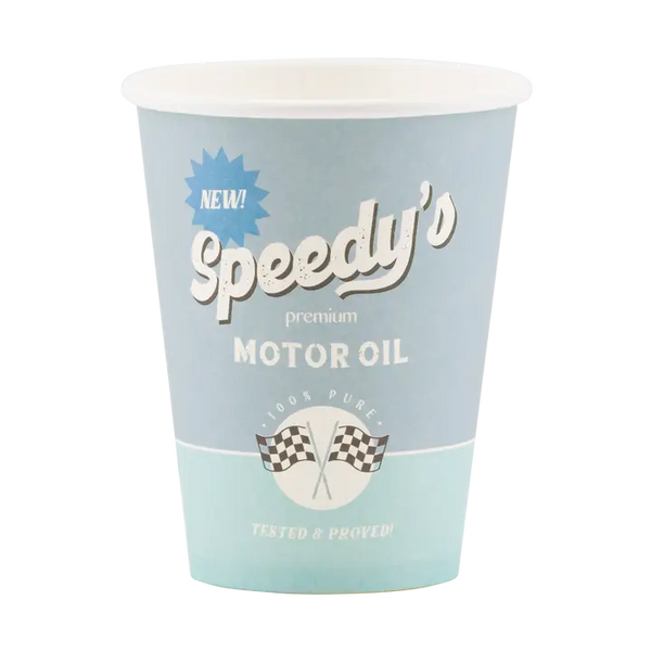 Race Car Speedy Paper Party Cups
