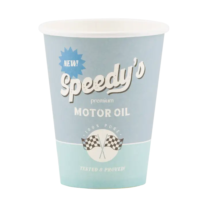 Race Car Speedy Paper Party Cups