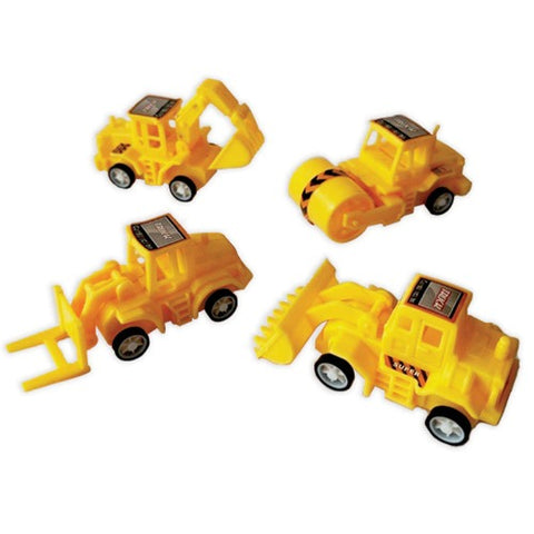 Construction Toy Truck Party Favours - 4 Pack