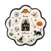 Halloween Spooky Icons Paper Party Plates