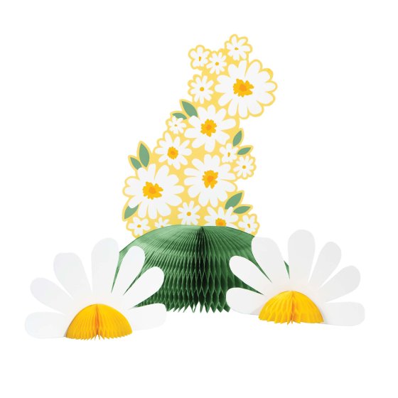 Sweet Daisy Honeycomb Party Centerpiece
