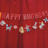 Circus Party Happy Birthday Banner