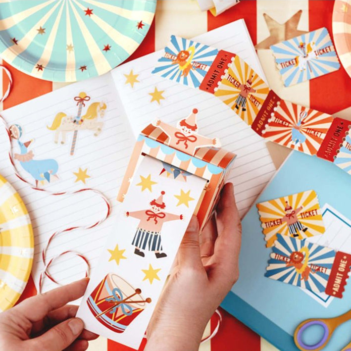 Circus Party Stickers