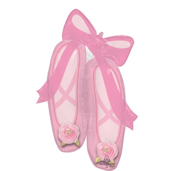Ballerina Slippers Jumbo Shaped Foil Balloon