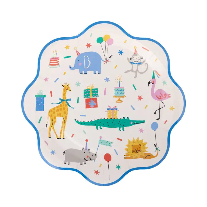 Animal Party Parade Large Party Plates