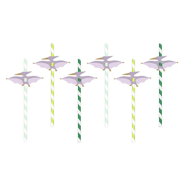 Pterodactyl Paper Straws (Set of 6)