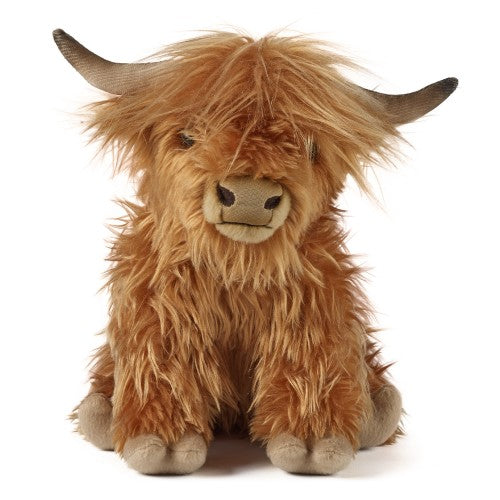 Highland Cow Teddy Bear Soft Toy -  With Sound