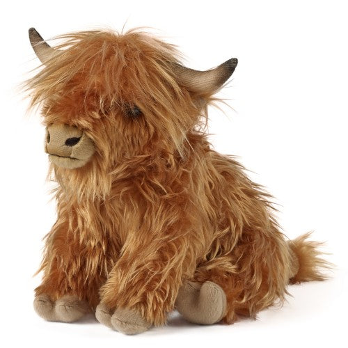 Highland Cow Teddy Bear Soft Toy -  With Sound