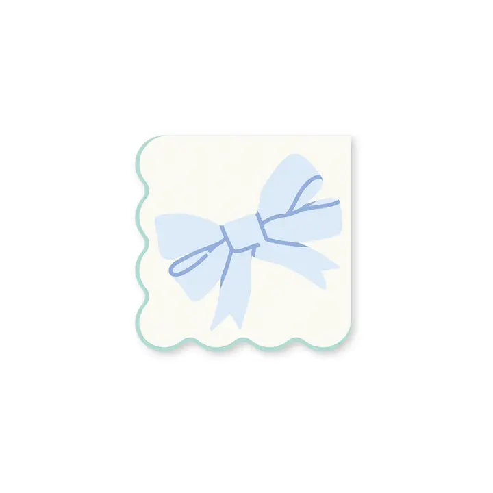 Pastel Bows Small Paper Party Napkins