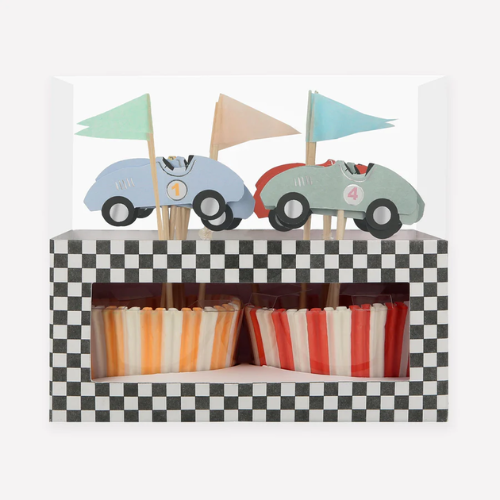  Race Cars Cupcake Kit Meri Meri 