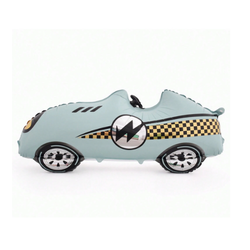 Race Car Shaped Foil Jumbo Balloons - 4 Pack