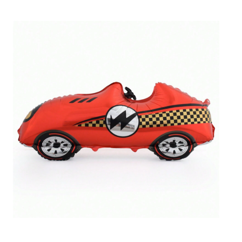 Race Car Shaped Foil Jumbo Balloons - 4 Pack