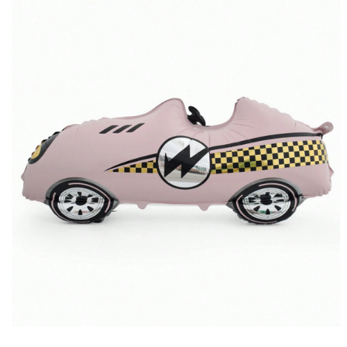 Race Car Shaped Foil Jumbo Balloons - 4 Pack