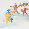Animal Parade Birthday Concertina Card