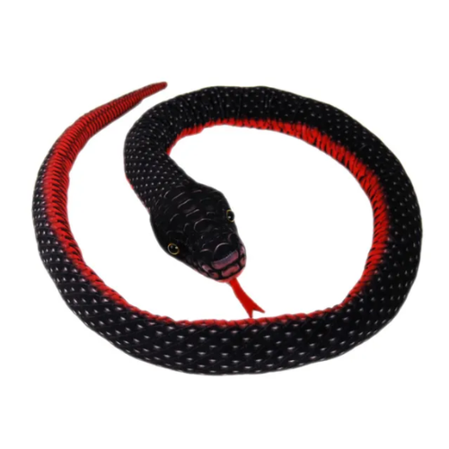 Eco Red Belly Black Snake Teddy - Soft Toy