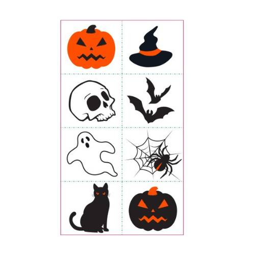 Halloween Temporary Tattoos