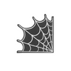Halloween Cobweb Shaped Paper Party Napkin