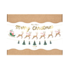 Santa, Sleigh and Reindeers Christmas Garland - Meri Meri