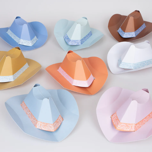 Western Bandana Cowboy Party Paper Hats Meri Meri