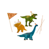 Party Dinosaurs Cake Toppers