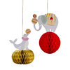 Circus Party Honeycomb Decorations - 2 Pack