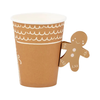 Christmas Gingerbread Handled Paper Cup