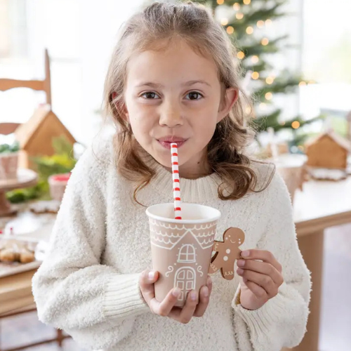 Christmas Gingerbread Handled Paper Cup