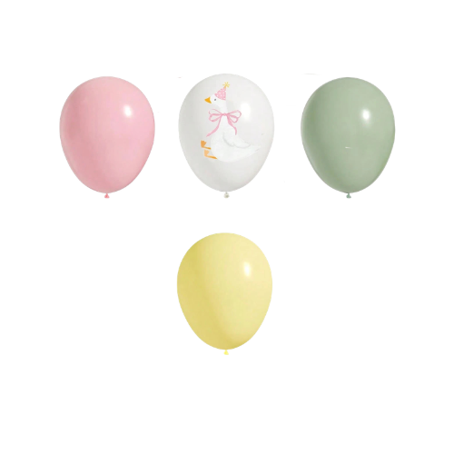 Garden Goose Latex Balloon Mix - Pink - 10 Pack