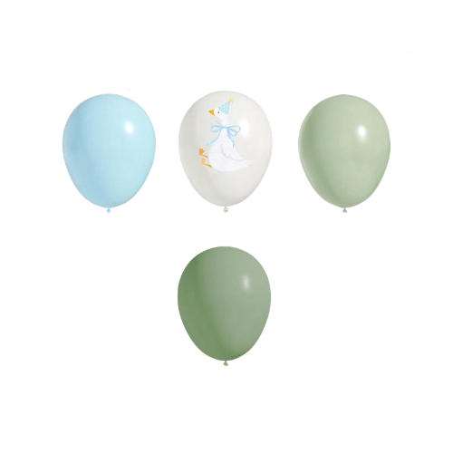 Garden Goose Latex Balloon Mix - Blue - 10 Pack