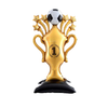 Kick Off Soccer Trophy Shaped Party Foil Balloon