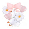 Garden Goose Foil Balloon Mix - Pink - 6 Pack